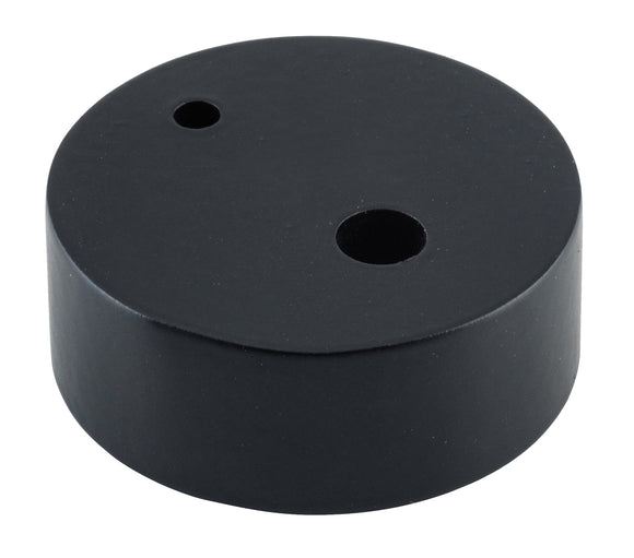 Door Stop Spacer Oval Matt Black H15xD40mm