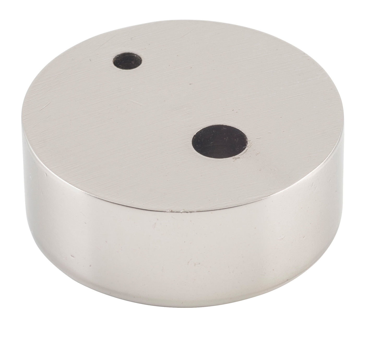 Door Stop Spacer Oval Satin Nickel H15xD40mm