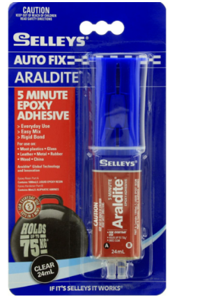 Selleys Autofix Araldite 5 Min 24ml AF01  - priced per unit Minimum order 6 units