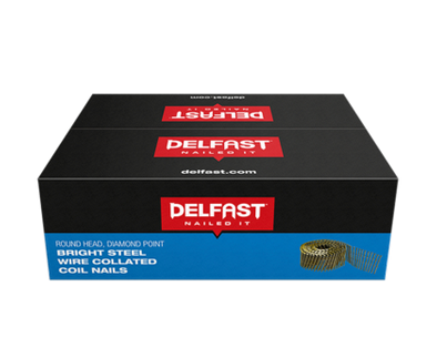 Delfast Ring Bright Coil Nails 90 x 3.15mm Box 4500