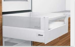 Blum Tandembox Antaro Kitset length 350mm X 98.5mm - 224mm (Height 4 Options ) 30KG Silk White