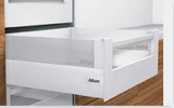 Blum Tandembox Antaro TIP-ON  BLUMOTION Kitset length 650mm X 101.5mm - 227mm (Height 4 Options ) 65KG Silk White