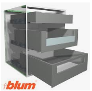 Blum Legrabox C Inner drawer front kit Design Element Up to 1200W