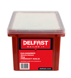 Delfast  30 x 3.15mm Galvanised Product Loose Nails