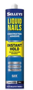 Selleys Liquid Nails Instant Hold 290ml - priced per unit Minimum order 12 units
