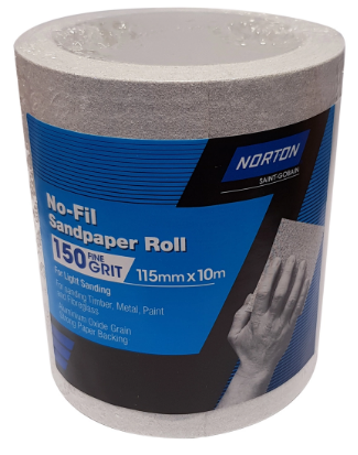 Norton No-Fil Adalox Rolls (Paint) 115mm x 10metres  A297