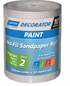 Norton No-Fil Adalox Rolls (Paint) 100mm x 10metres A239