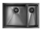 San Sink Stainless Steel NAC4025-4040 Right  Modena Nano Coloured Sinks