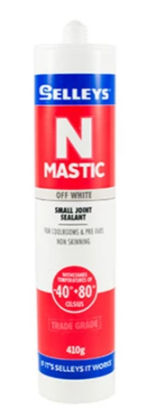 Selleys N-Mastic Off White 410g - priced per unit Minimum order 6 units