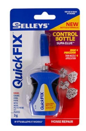 Selleys Quick Fix Control Bottle 3g NEW - priced per unit Minimum order 6 units