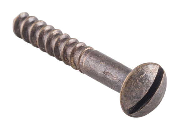 Screw Domed Head Antique Copper 25mm PKT 50