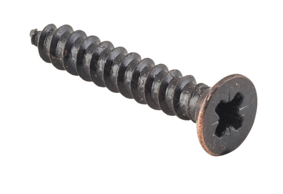 Screw Hinge Packet 50 Antique Copper L25mm 8 Gauge