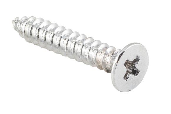 Screw Hinge Packet 50 Chrome Plated L25mm 8 Gauge