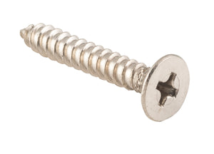 Screw Hinge Packet 50 Satin Chrome L25mm 8 Gauge