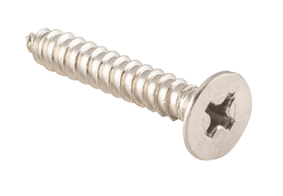 Screw Hinge Packet 50 Satin Nickel L25mm 8 Gauge