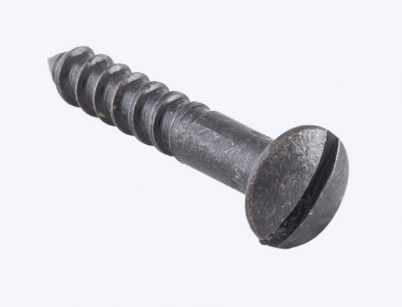 Screw Domed Head Packet 50 Matt Black L19 5 Gauge