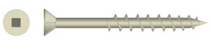 Screws Square Drive Wood Screws Galvanized CL 3  Pack of 200