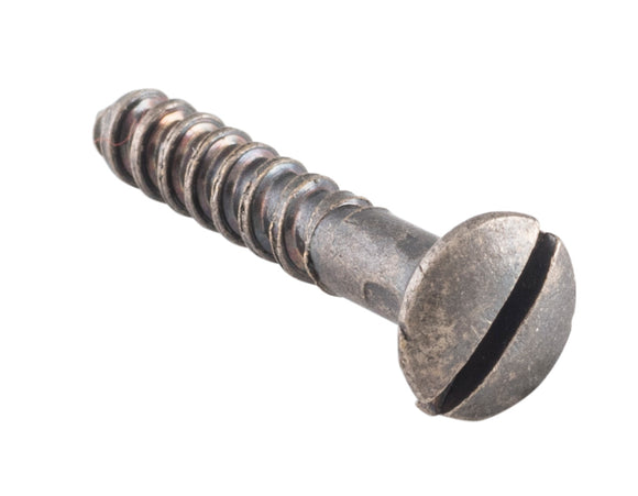 Screw Domed Head Packet 50 Rumbled Nickel L19 5 Gauge