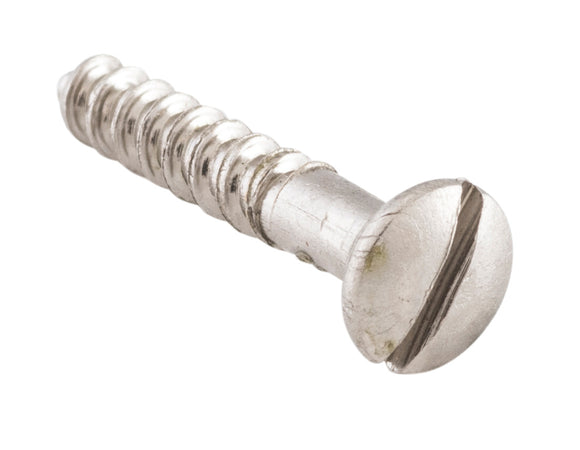 Screw Domed Head Packet 50 Satin Nickel L19 5 Gauge