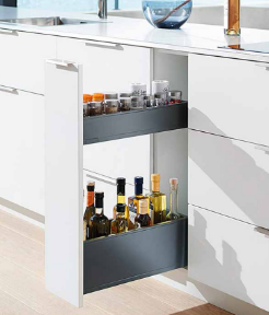 Blum Legrabox pure kitset 40kg M height (106mm)+C height (193mm) Space twin for 200-300 Cabinet widths ,Length 500 & 550mm