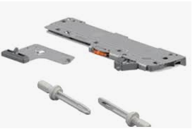 Blum Legrabox L1 TIP-ON BLUMOTION Unit/latch set  0-20kg* length 350-550mm T60L7340