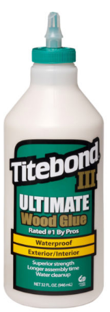 Titebond 3 III USA ULTIMATE WOOD GLUE 16oz/473ml,1Gallon/3,8Ltr ,5Gallon/20Lit Water proof 1 GALLON