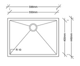 San Sink Stainless Steel AN5540-Verona Delta Range 1.0mm