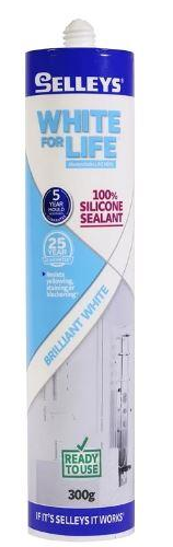 Selleys White for Life Silicone Sealant 300g - priced per unit Minimum order 6 units