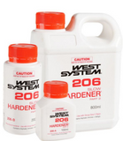West System 206 Slow Hardener 200 ml,800ml,2Litres,4Litres