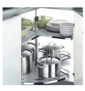 San Stainless Steel- Lasy Susan Kitchen Storage Mechanisms