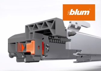 Blum Legrabox Side stabiliser set for 900mm or wider (NL up to 550 mm) ZS7M650LU
