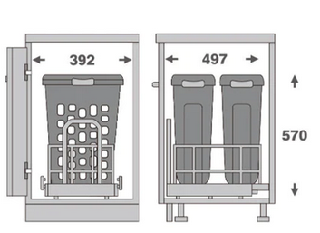 San Laundry basket Ubstor Bin
