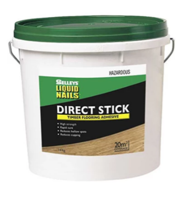 Selleys Liquid Nails Direct Stick 14kg - priced per unit Minimum order 1 units