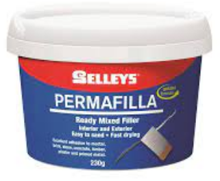 Selleys Permafilla 230g,450g,1kg (available in: 3 sizes) - priced per unit Minimum order 12 units for 250g,12 units for 450g ,6 units for 1kg )