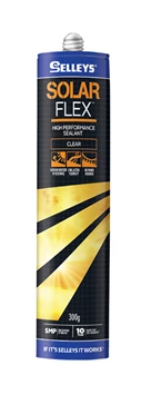 Selleys Solar Flex Clear 300g - priced per unit Minimum order 6 units