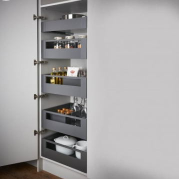 Blum Legrabox pure kitset one door Design Element fronts & sides 500-550mm (length 2 option),5 x 40kg Space tower up to 600w