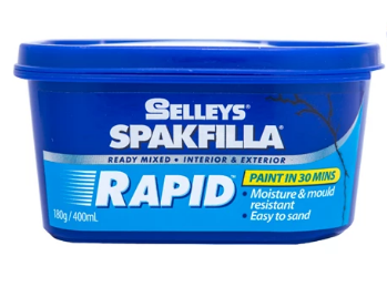 Selleys Spakfilla Rapid 180g (400ml ),260g (600ml) - priced per unit Minimum order 12 units for 180g,6 units for 260g)